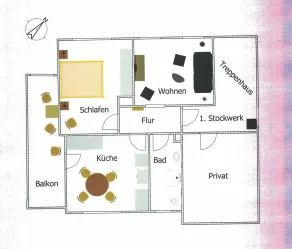 Ferienwohnung Münch mit Balkon - Rom