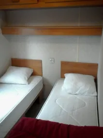 Mobilhome a la deco zen camping sur soulac - Værelse