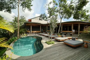 Alaya Private Estate at Damara Village Ubud - Restaurang