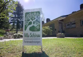 Villa Schoenau Appartamento 1 con una bella vista, terrazza con giardino - Ingresso interno