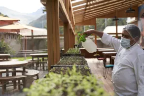 Las Qolqas EcoResort Ollantaytambo - Restaurante