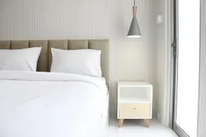 Gorgeous Studio at Mekarwangi Square Apartment with Mountain View By Travelio - Zimmer