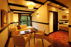 Hotel Jogakura - Vue de la chambre