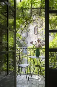 Auberge de Banne - Vue de la chambre