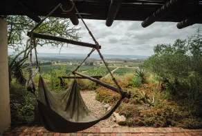Hitgeheim Country Lodge - Ausblick vom Zimmer
