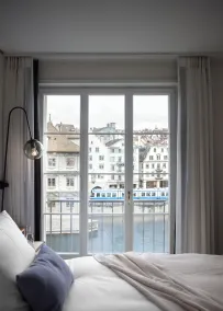 Storchen Zürich - Lifestyle Boutique Hotel - Vue de la chambre