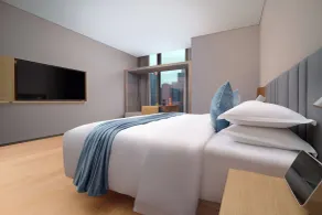 Pagoda Design Hotel Hangzhou Binjiang CBD- Close to West Lake - Værelse