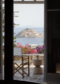 Bougainvillea Comfort Villa Mykonos - View from room