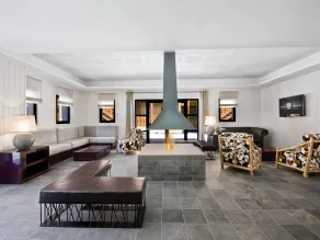 Résidence Lagrange Vacances Les Chalets d'Ax - Siddeområde i lobbyen
