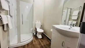 Marineland Beachfront Accommodation - Baño