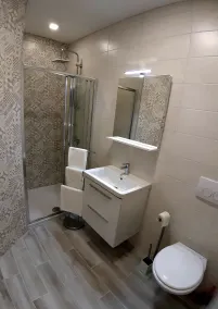 Apartamento con terraza | Vistas al mar - Baño