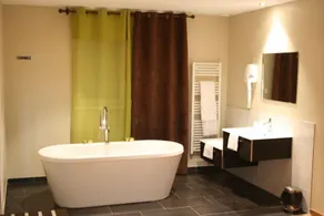 Logis Hôtel Restaurant l'Auberge Normande - Badezimmer