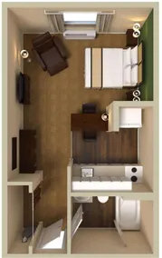 Extended Stay America Select Suites - Richmond - Innsbrook - Chambre