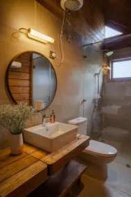 Avalon Cottages, Kanatal by Leisure Hotels - Salle de bain