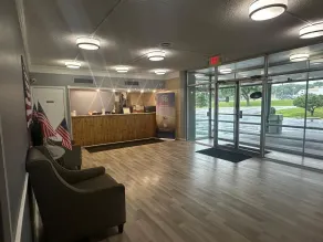 Americas Best Value Inn Rockford - Coin salon dans le hall