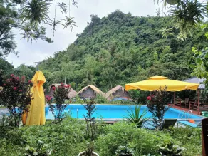 Catba Papillon Garden Bungalows & Resort - Ausblick vom Zimmer