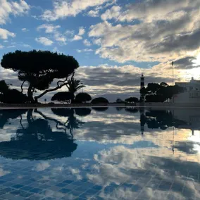 Apartment mit herrlichem Meerblick und Gemeinschaftspool sowie Privatparkplatz. - Pool