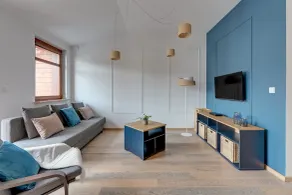 Grand Apartments - Czekoladowy - Neptun Park Gdańsk Apartament - Værelse