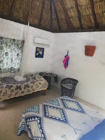 Mayan Bungalow Near Chichén - Baño