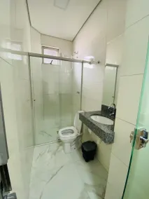 Hotel Santorine Plaza - Itabira - Próximo a Fundação Cultural Carlos Drummond Andrade - Bathroom