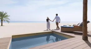 Anantara Sir Bani Yas Island Al Yamm Villa Resort - Ausblick vom Zimmer