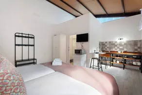Comfort apartment Casa Lomo El Aire Acevio with outdoor pool - Chambre