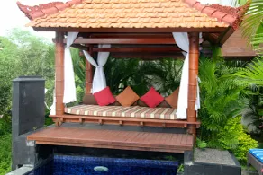 Jimbaran Cliffs Private Pool Hotel & Spa - Ausblick vom Zimmer