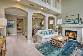 Oceanside Home w/ Rooftop Patio, Walk to Beach! - Interior