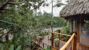 Gaia Riverlodge - View from room