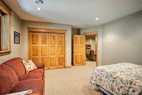Private Retreat w/ Dock on Middle Eau Claire Lake! - Interior