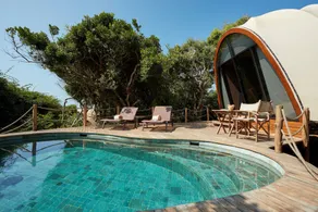 Wild Coast Tented Lodge - Relais and Chateaux - All Inclusive - Vue de la chambre