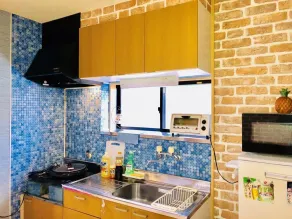 Midtown Sakura Apartment House 201 予約者だけの空間 A space just for you - Cocina básica privada