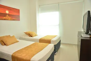 Modern 3 Bedroom Apartment with sea-beach view - Room
