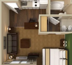 Extended Stay America Suites - Boston - Westborough - Computer Dr - Chambre