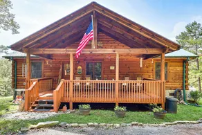 Deck & Mtn Views: 'sunset Ridge Cabin' in Murphy - Interiør