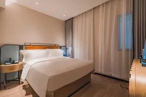Echarm Plus International Hotel Guangzhou South Railway Station Zhongcun Metro Station Branch - Free Shuttle Bus to Canton Fair Complex During Canton Fair Period - Habitación