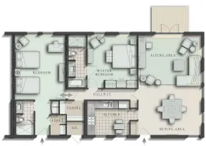Bungalows at The Boca Raton - Zimmer