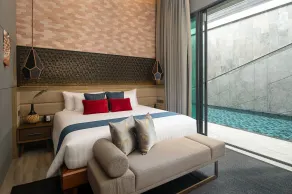 The Gems Mining Pool Villas Pattaya - Vue de la chambre