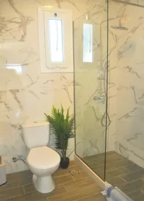 Maison de vacances en front de mer \"eftichia\" - Salle de bain