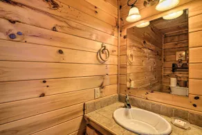 Cabane Bryson City avec bain à remous privé et salle de jeux - Intérieur