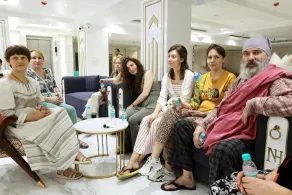Hotel Namaste Hindustan Just a Minute Away From New Delhi Railway Station and Connaught place - Réception