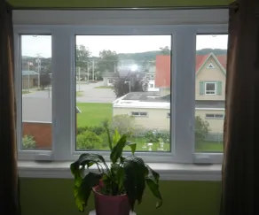 Gîte La P'tite Falaise - Ausblick vom Zimmer