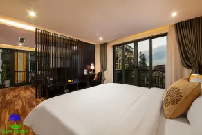 Sapa Green Hotel - Vue de la chambre