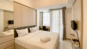 Relaxing Studio At Tokyo Riverside Pik 2 Apartment - Chambre