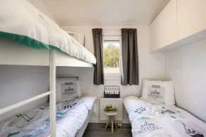 Dubbele chalet op recreatiepark Topparken op de Veluwe in Beekbergen met grote vrije tuin en eigen parkeerplaats - Quarto