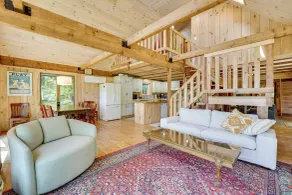 Dock + Kayaks: Annabessacook Lake Retreat! - Interior