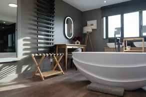 Uno Carbis Bay - Boutique Luxury Accommodation - Baño