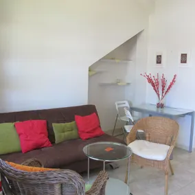 Petit appartement de Venise à Puerto de Mogan par El Sirocco - Coin séjour