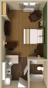 Extended Stay America Suites - Columbus - NE - I-270 - Chambre