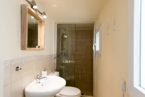 Mykonian Old Port Suite with Sea View - Bathroom